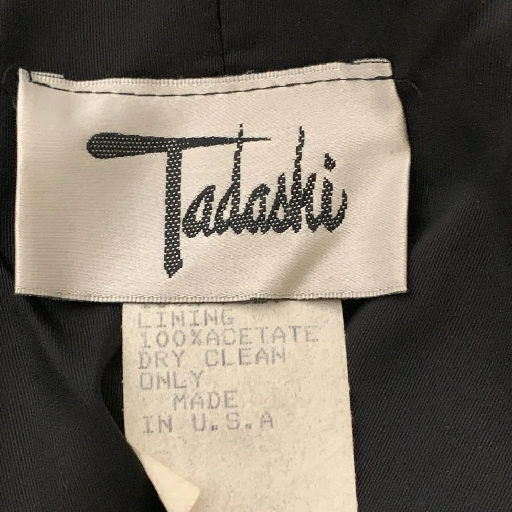 Tadaski | Vintage formal mesh long sleeve fit and flare beaded mini dres… - Picture 8 of 11